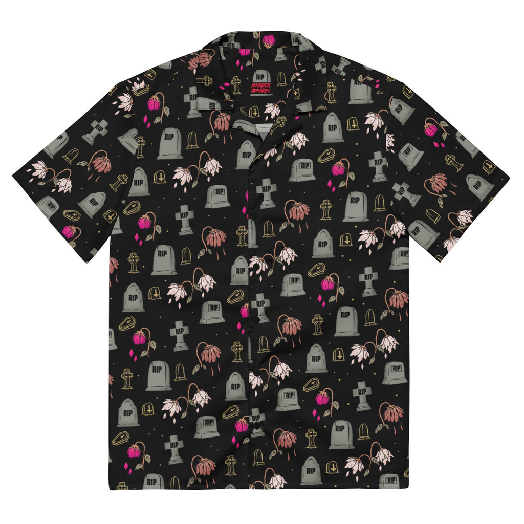 Murder Apparel Cemetery Button-up Shirt