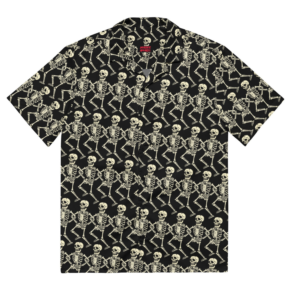 Murder Apparel Dancing Skeletons Button-up Shirt