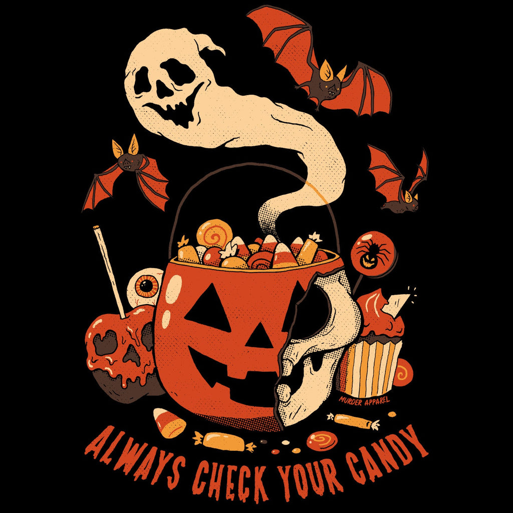 Murder Apparel Always Check Your Candy T-shirt