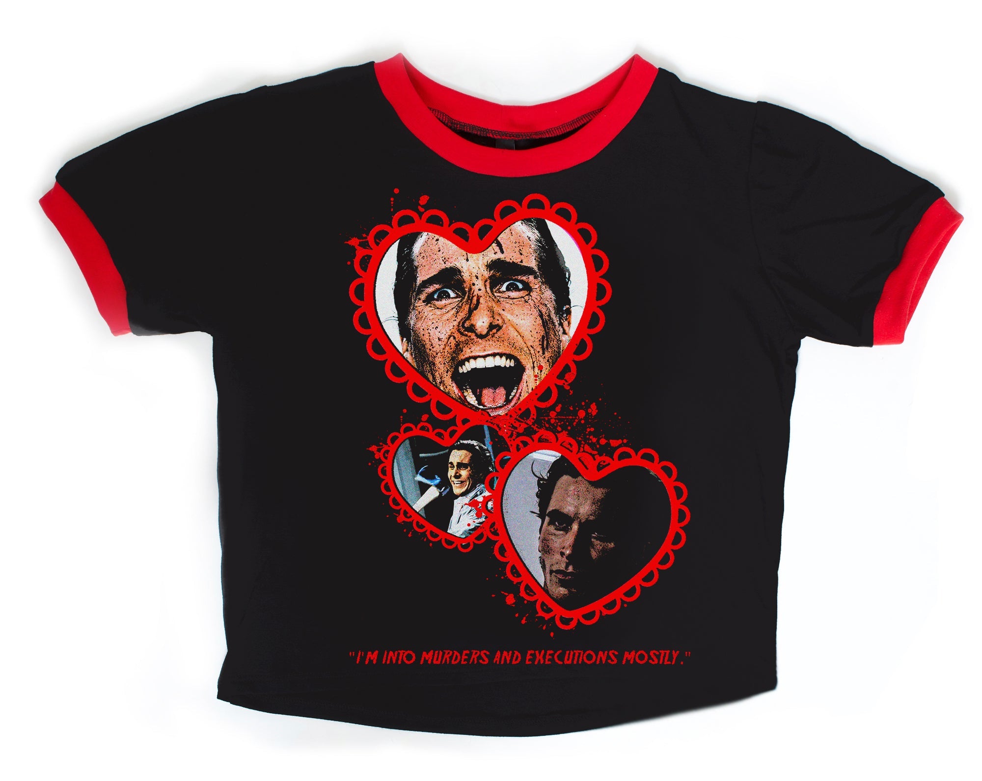 Vera's Eyecandy American Psycho Ringer Tee