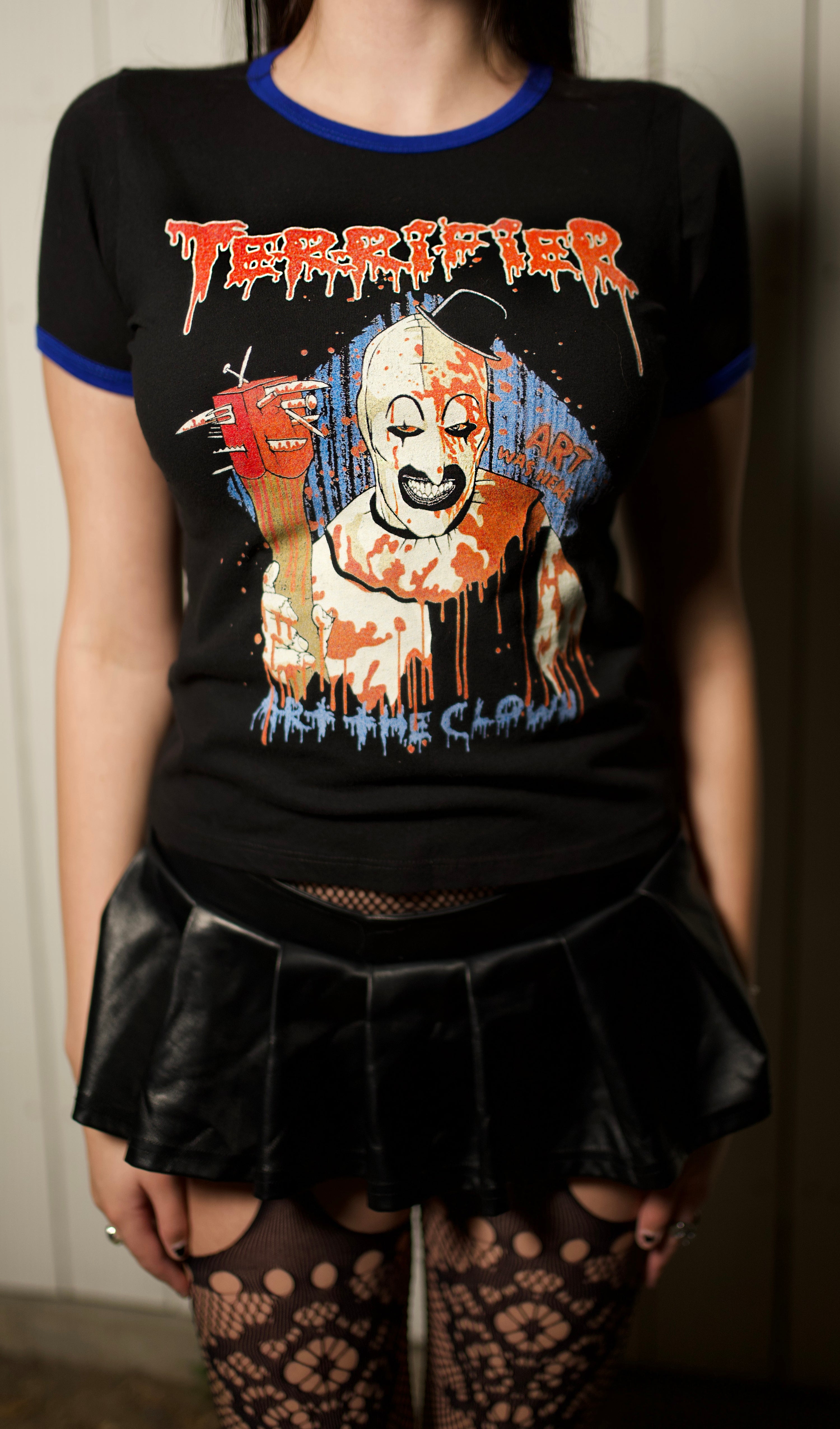 Vera's Eyecandy Art Was Here Ringer Tee