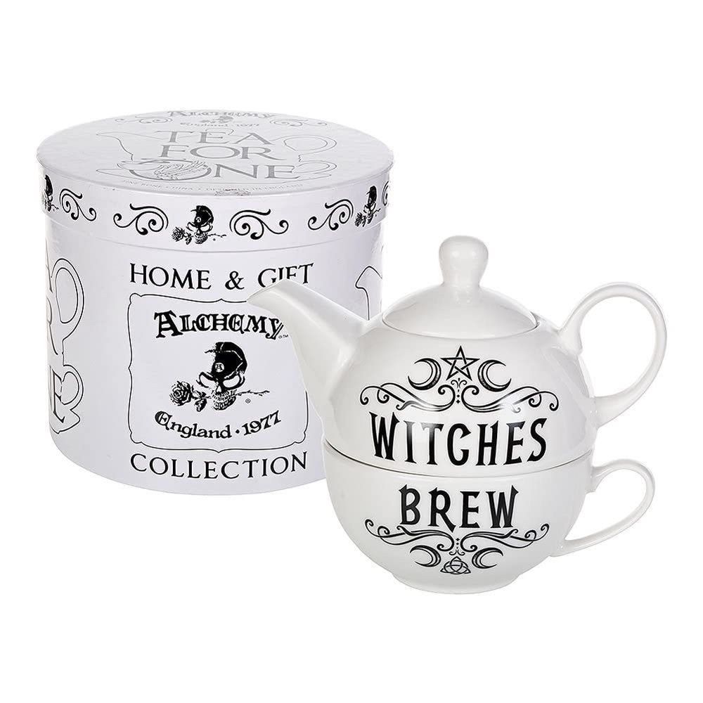 Alchemy Gothic Tea For One Set Witches Brew ATS3