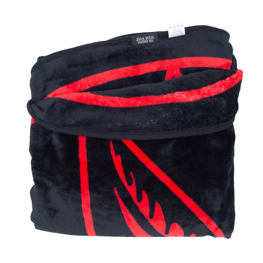 Kreepsville 666 Satanic Circle Baphomet Super Soft Throw