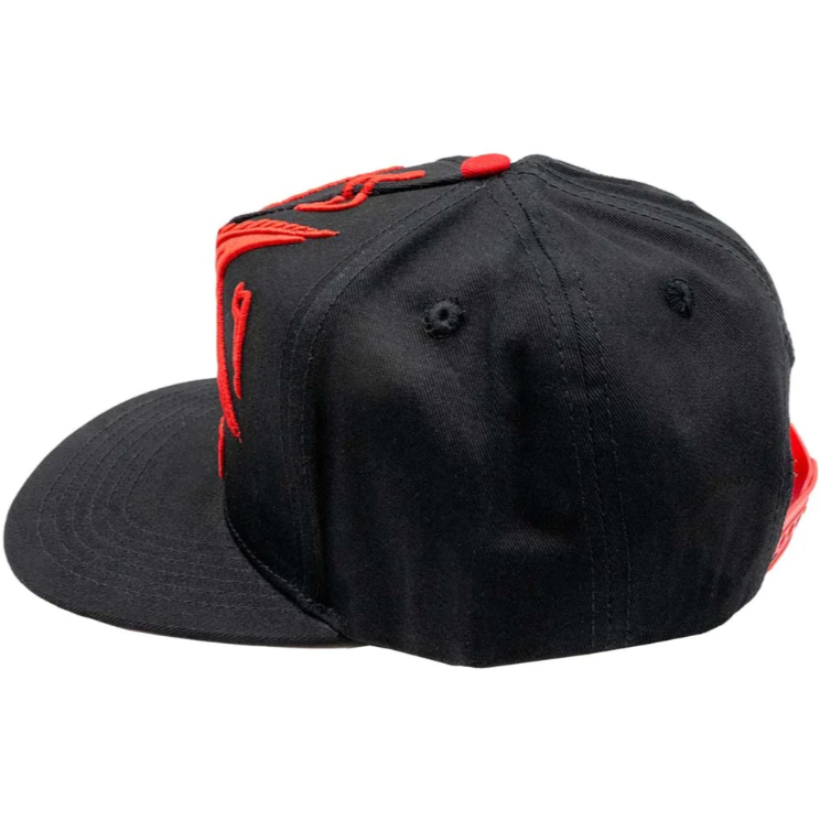 Kreepsville 666 Black Red Baphomet Snapback Cap
