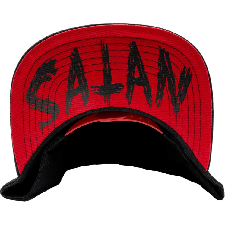 Kreepsville 666 Black Red Baphomet Snapback Cap