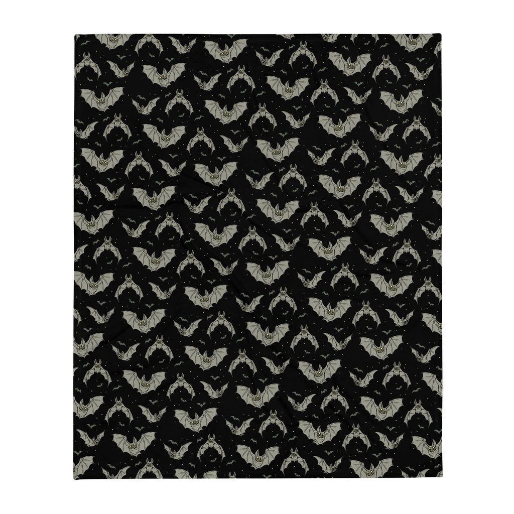 Murder Apparel Bats Throw Blanket