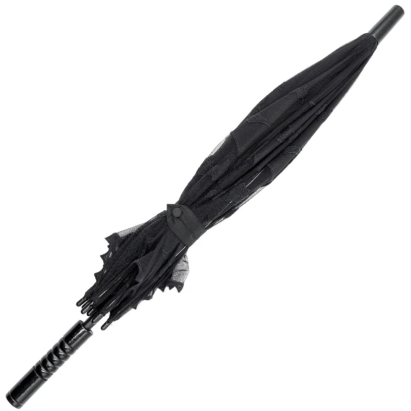 Kreepsville 666 Black Bat Mesh Lace Shade Parasol