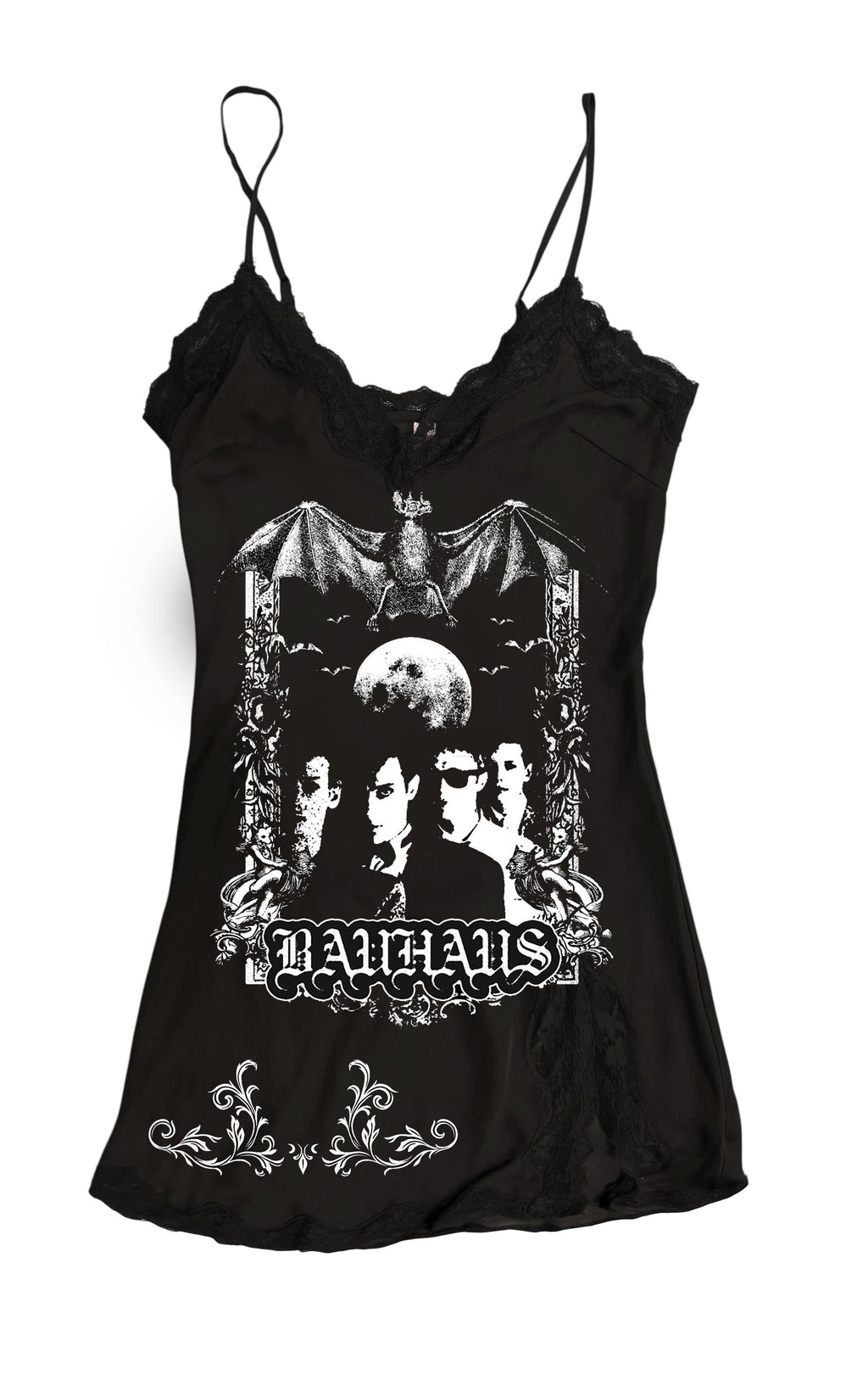 Vera's Eyecandy Bauhaus Mini Slip Goth Dress