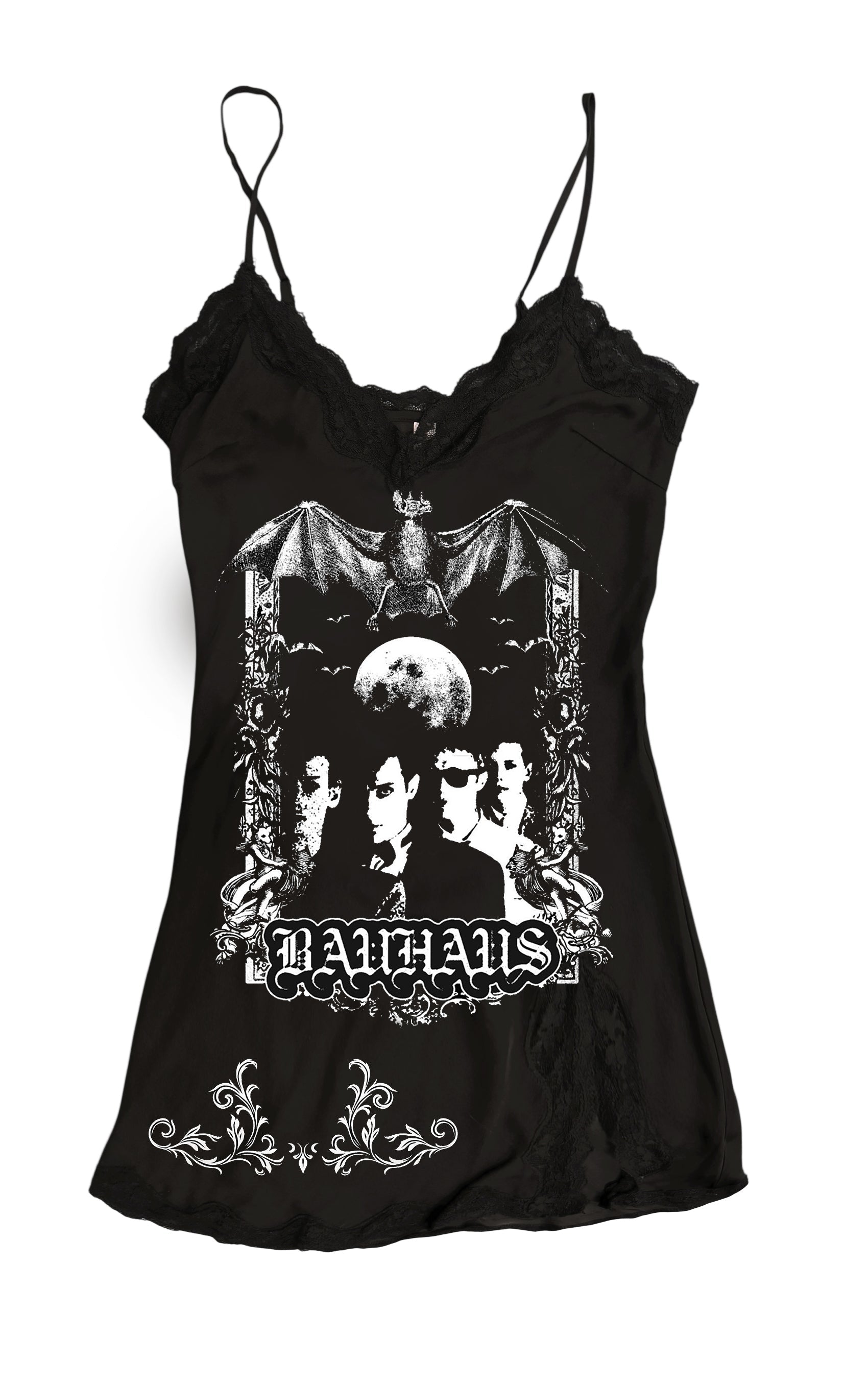 Vera's Eyecandy Bauhaus Mini Slip Goth Dress