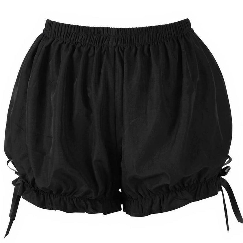 Black Crepe Bloomers - Daisy Corsets