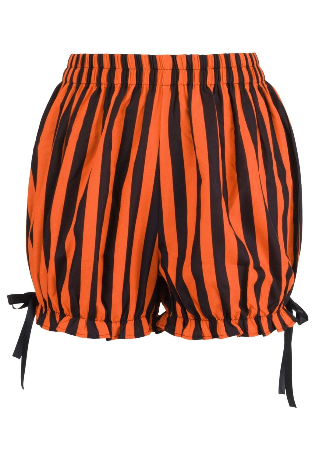 Black/Orange Striped Bloomers - Daisy Corsets