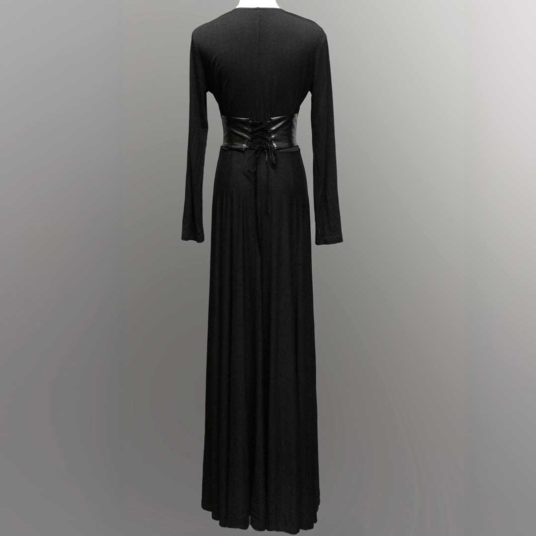 Witchwood Blair Jersey Maxi Dress Vegan Waist Corset
