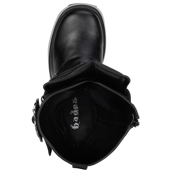 Hades BODIL Black Knee High 5" Platform Boots