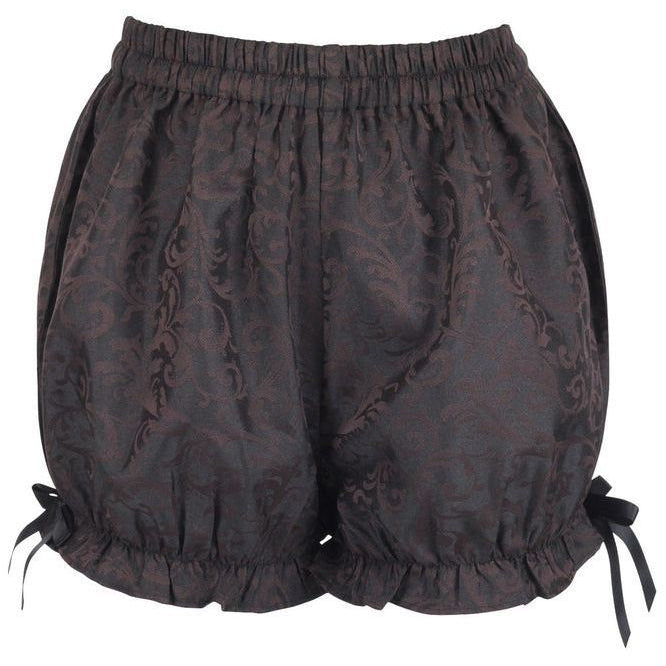 Brown Brocade Bloomers - Daisy Corsets