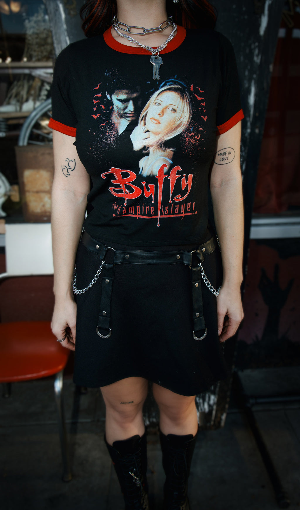 Vera's Eyecandy Buffy Ringer Tee (Limited Edition)