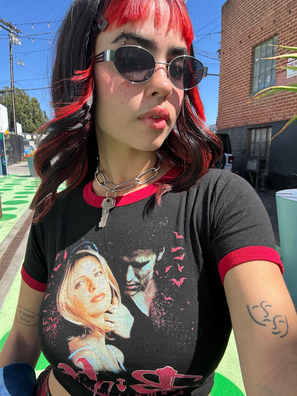 Vera's Eyecandy Buffy Ringer Tee (Limited Edition)