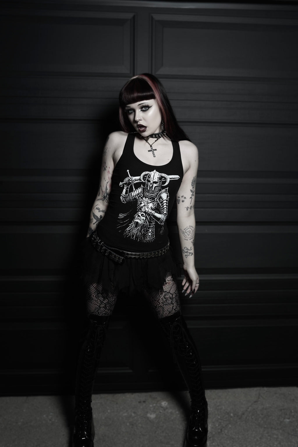 Vera's Eyecandy Butcher Ribbed Horror Movie Tank Top