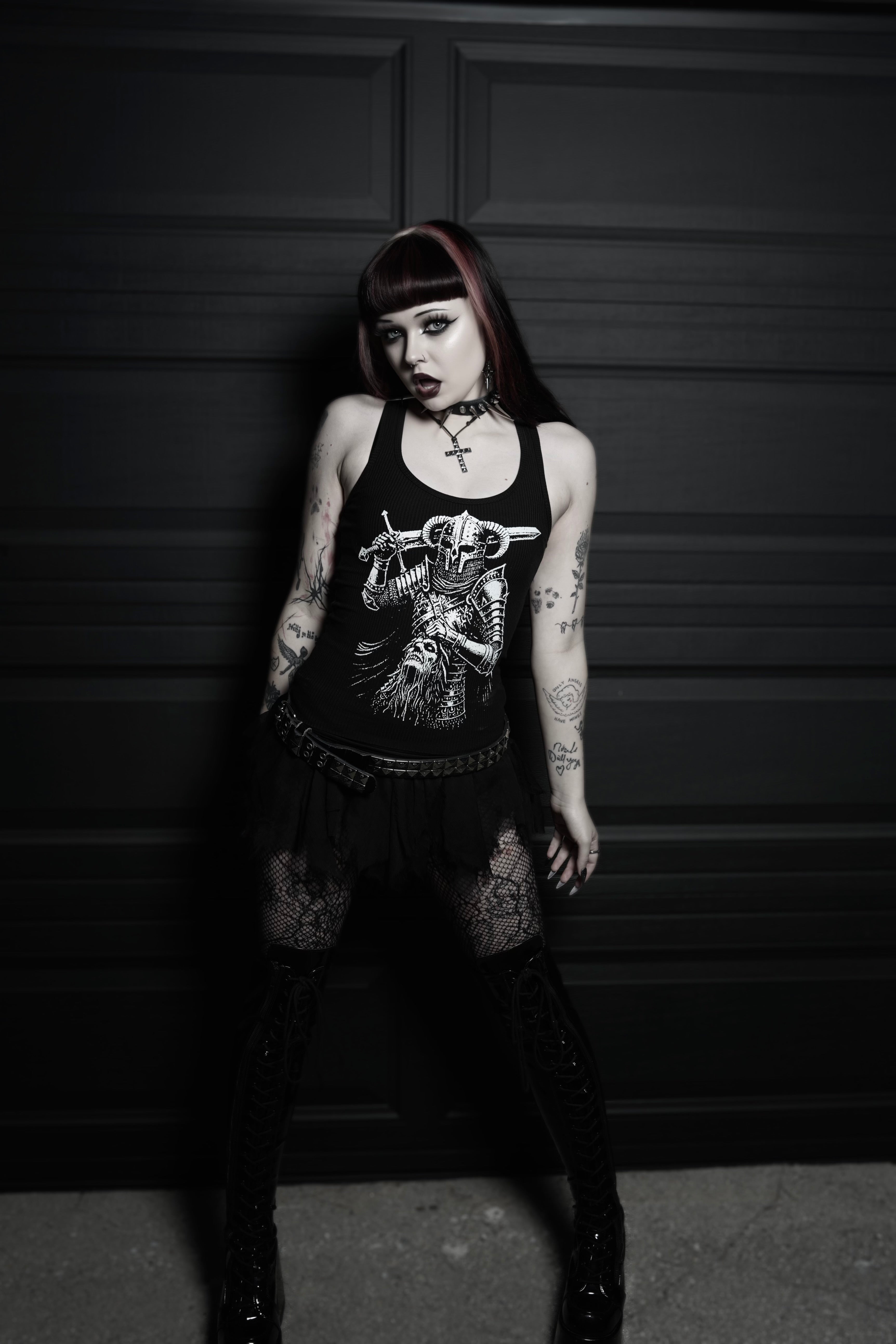 Vera's Eyecandy Butcher Ribbed Horror Movie Tank Top