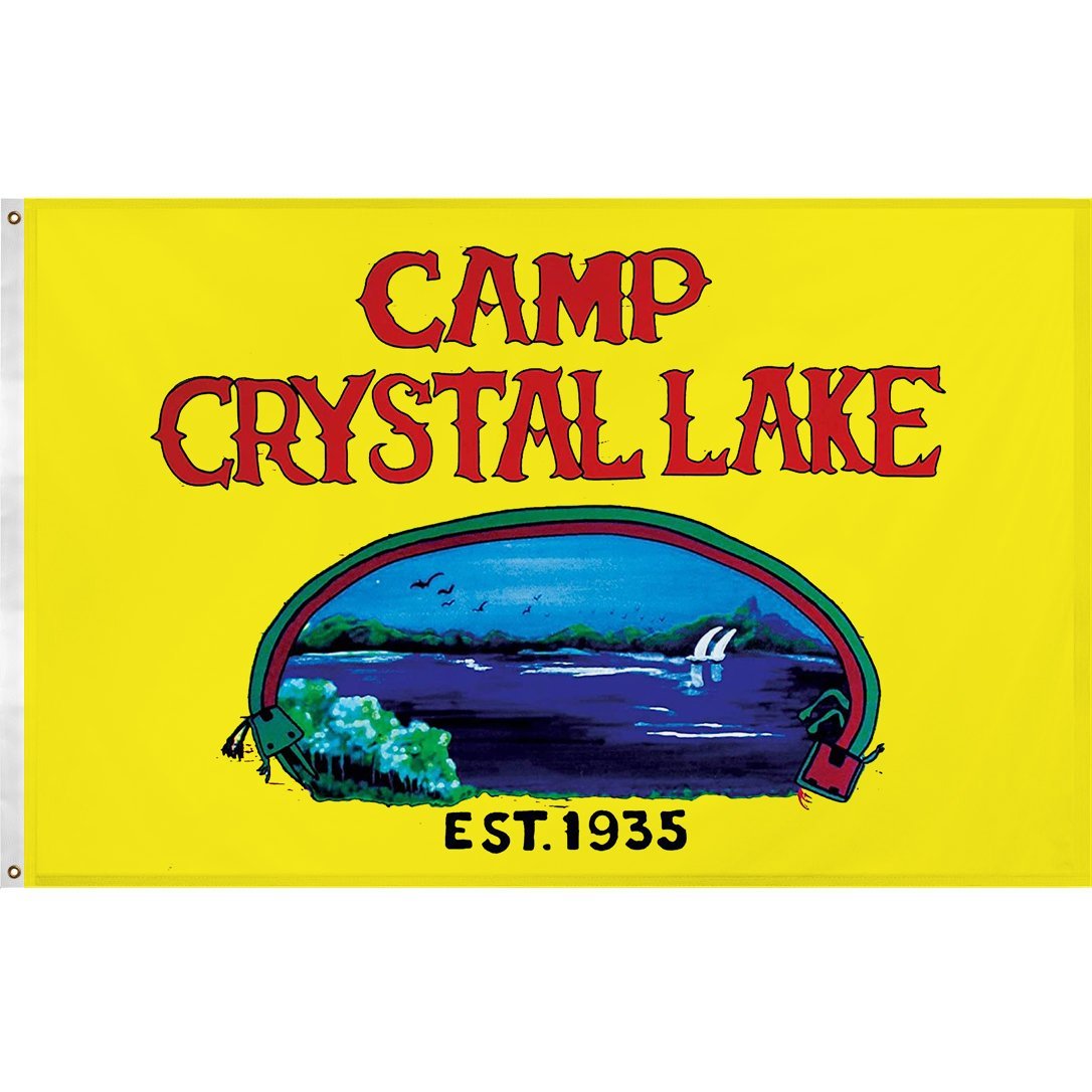 Original Underground Camp Crystal Lake Flag