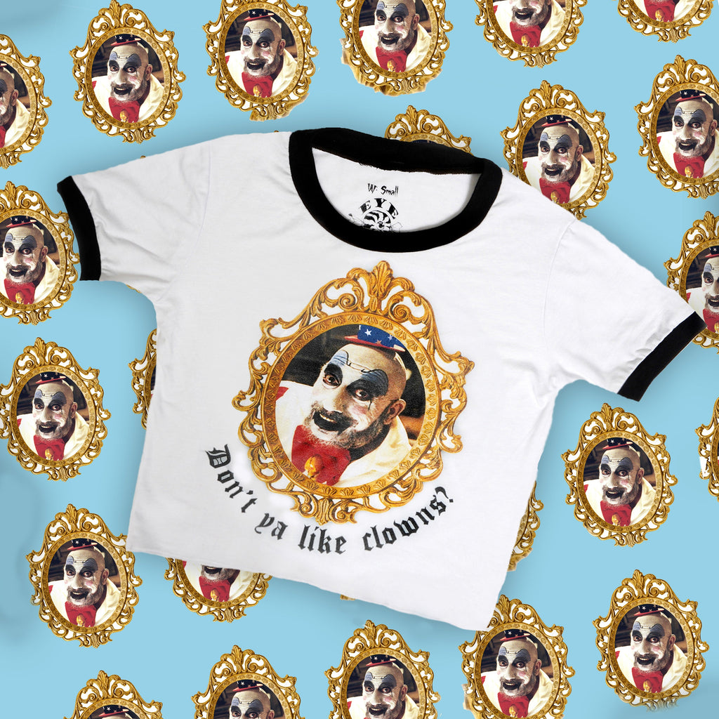 Vera's Eyecandy Captain Spaulding Ringer Tee