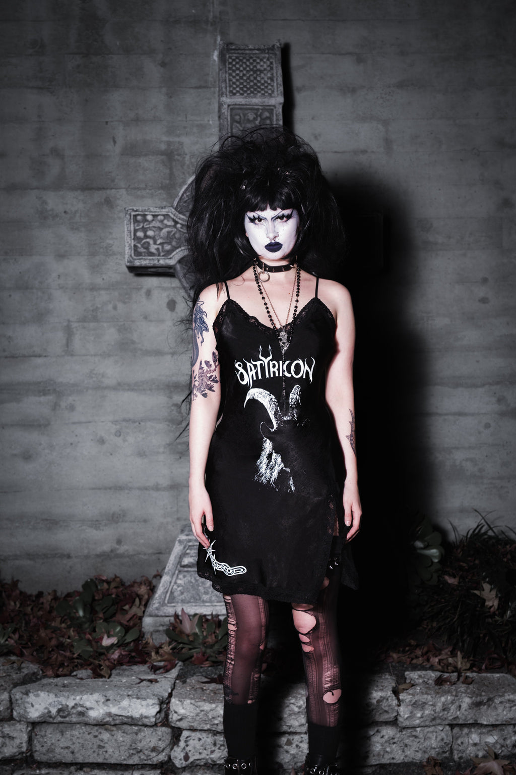 Vera's Eyecandy Satyricon Mini Slip Dress