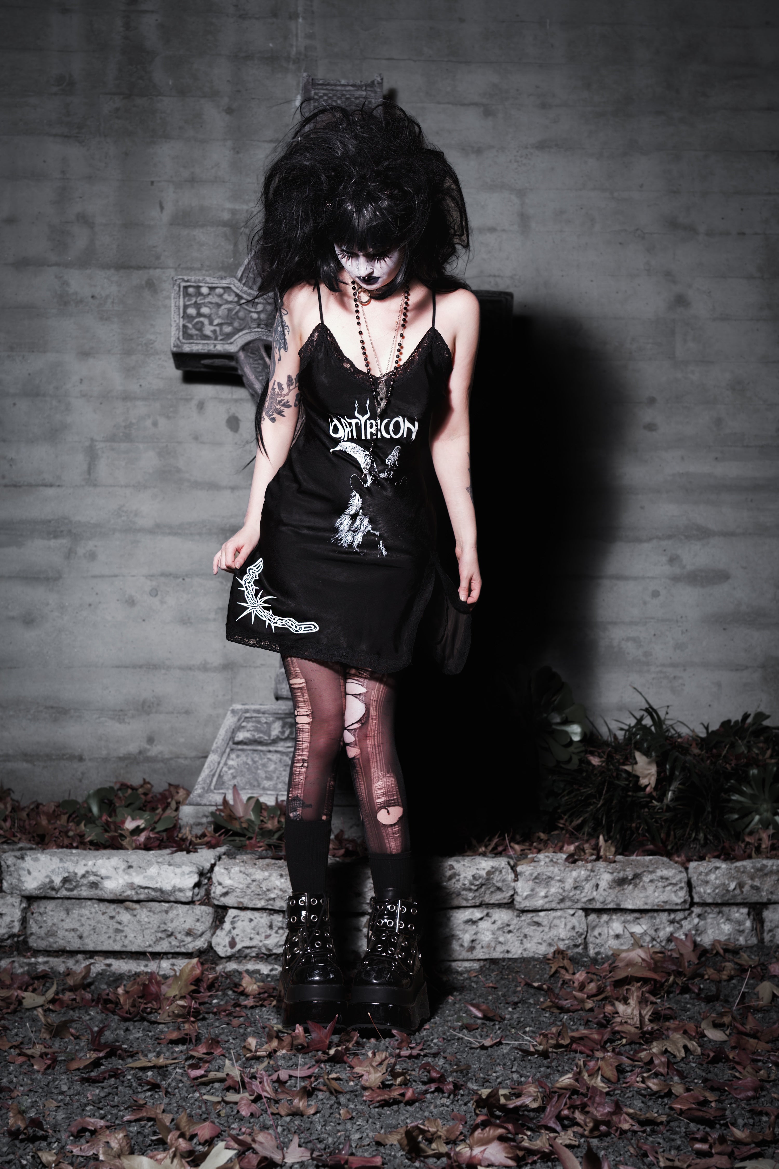 Vera's Eyecandy Satyricon Mini Slip Dress