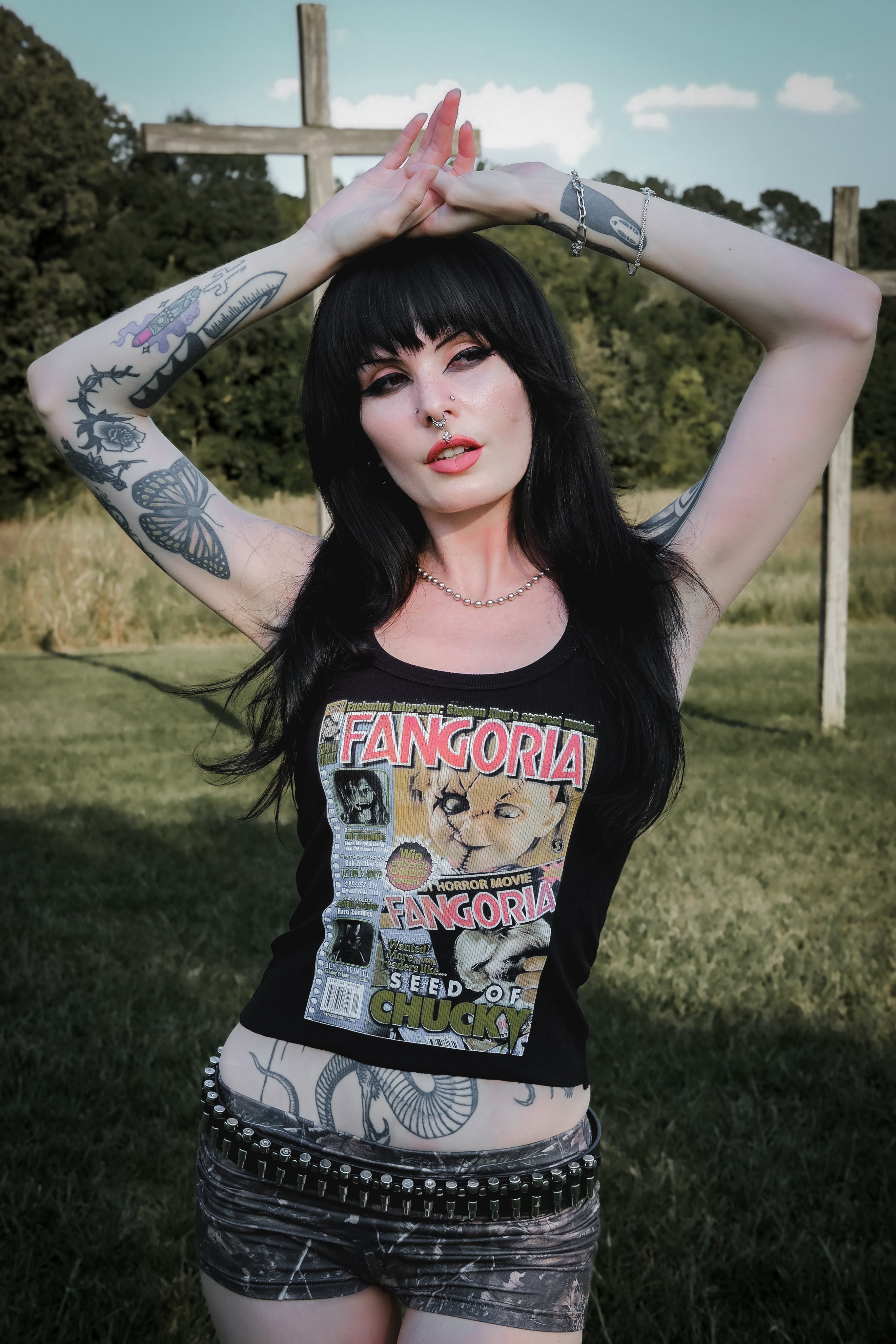 Vera's Eyecandy Chucky X Fangoria Ribbed Tank Top