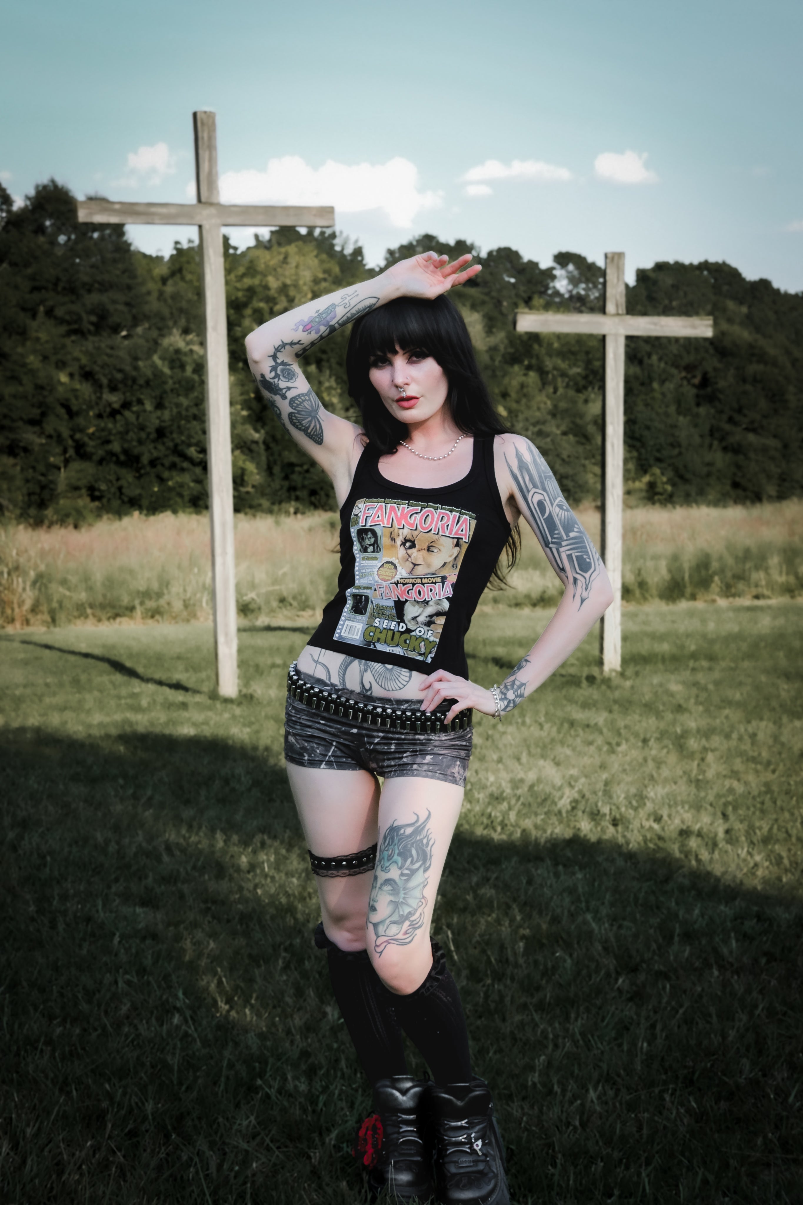 Vera's Eyecandy Chucky X Fangoria Ribbed Tank Top