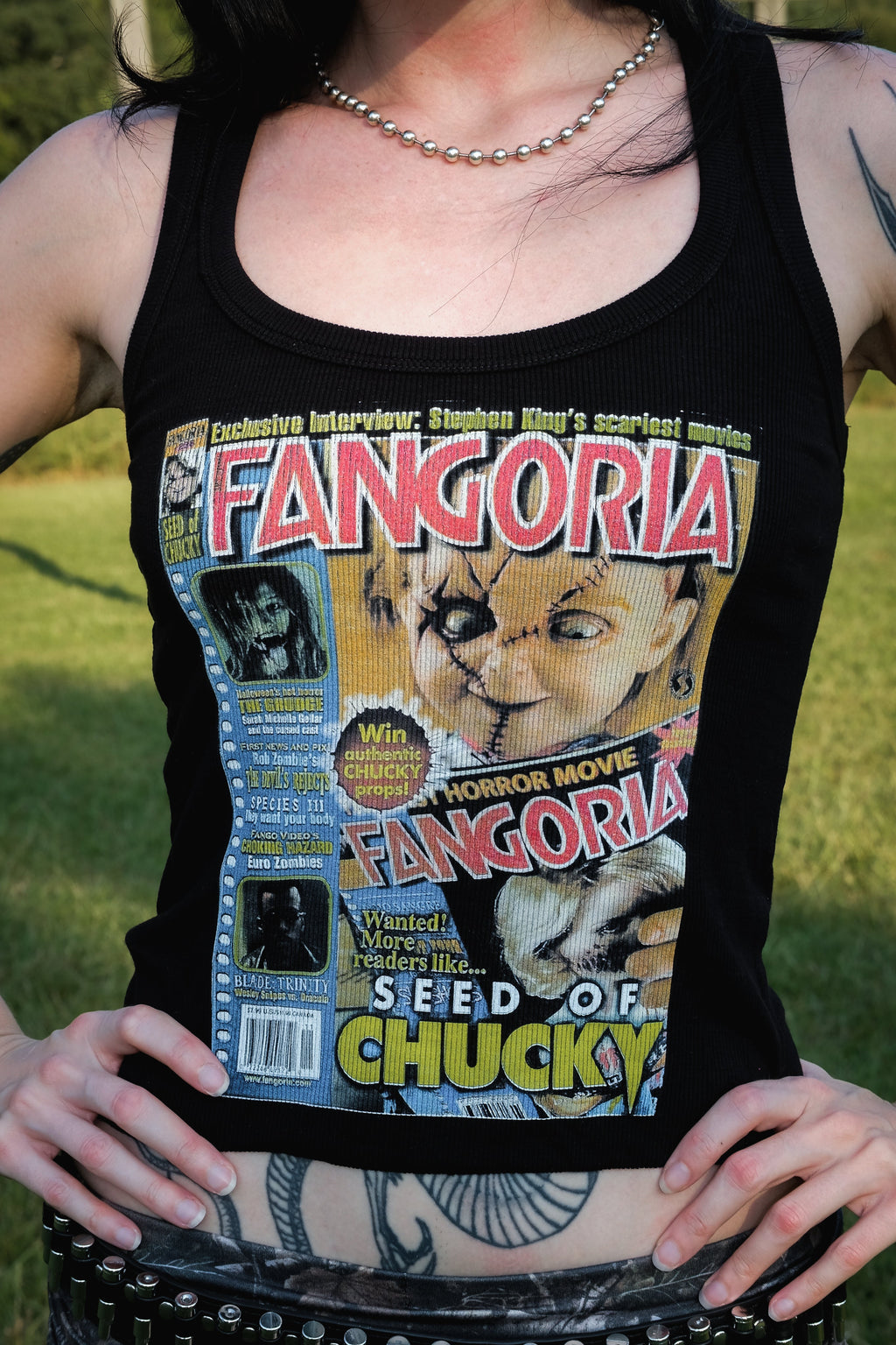 Vera's Eyecandy Chucky X Fangoria Ribbed Tank Top