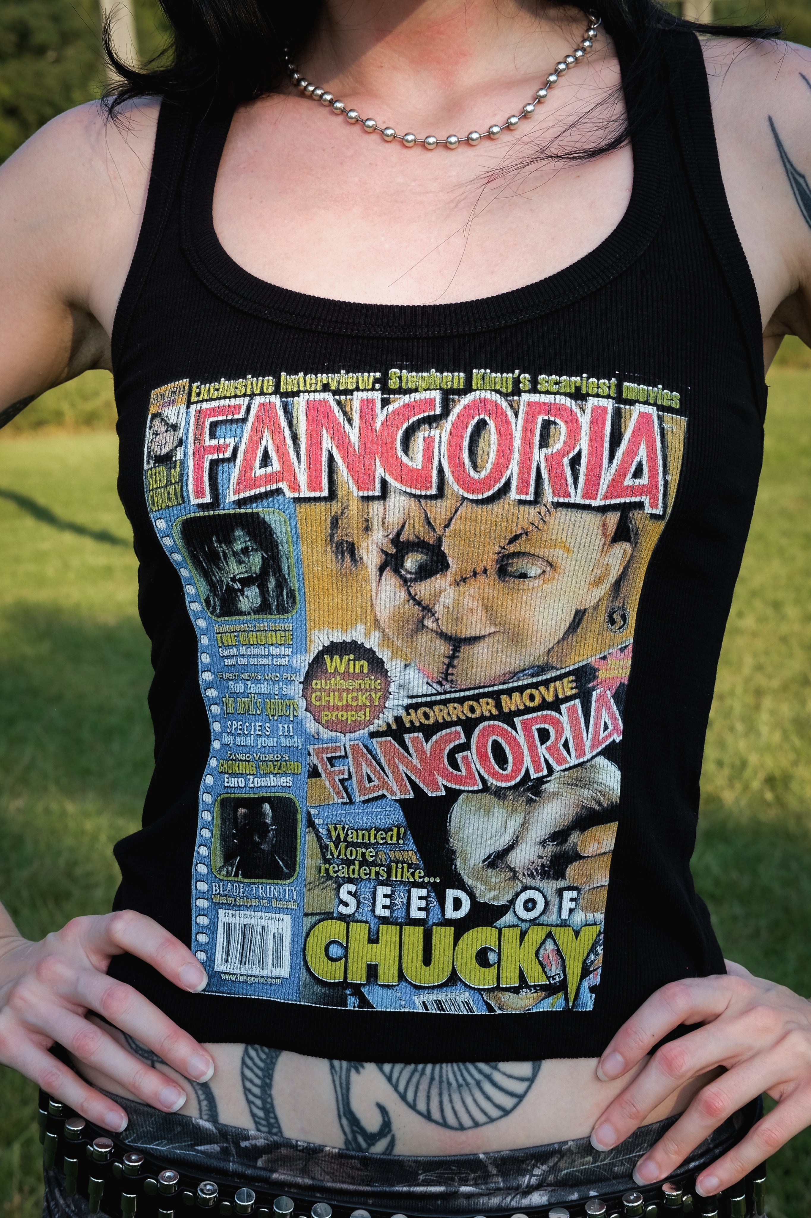 Vera's Eyecandy Chucky X Fangoria Ribbed Tank Top