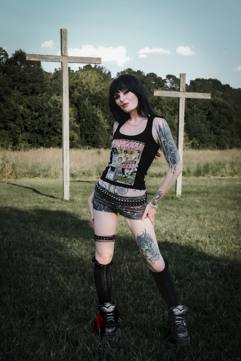 Vera's Eyecandy Chucky X Fangoria Ribbed Tank Top