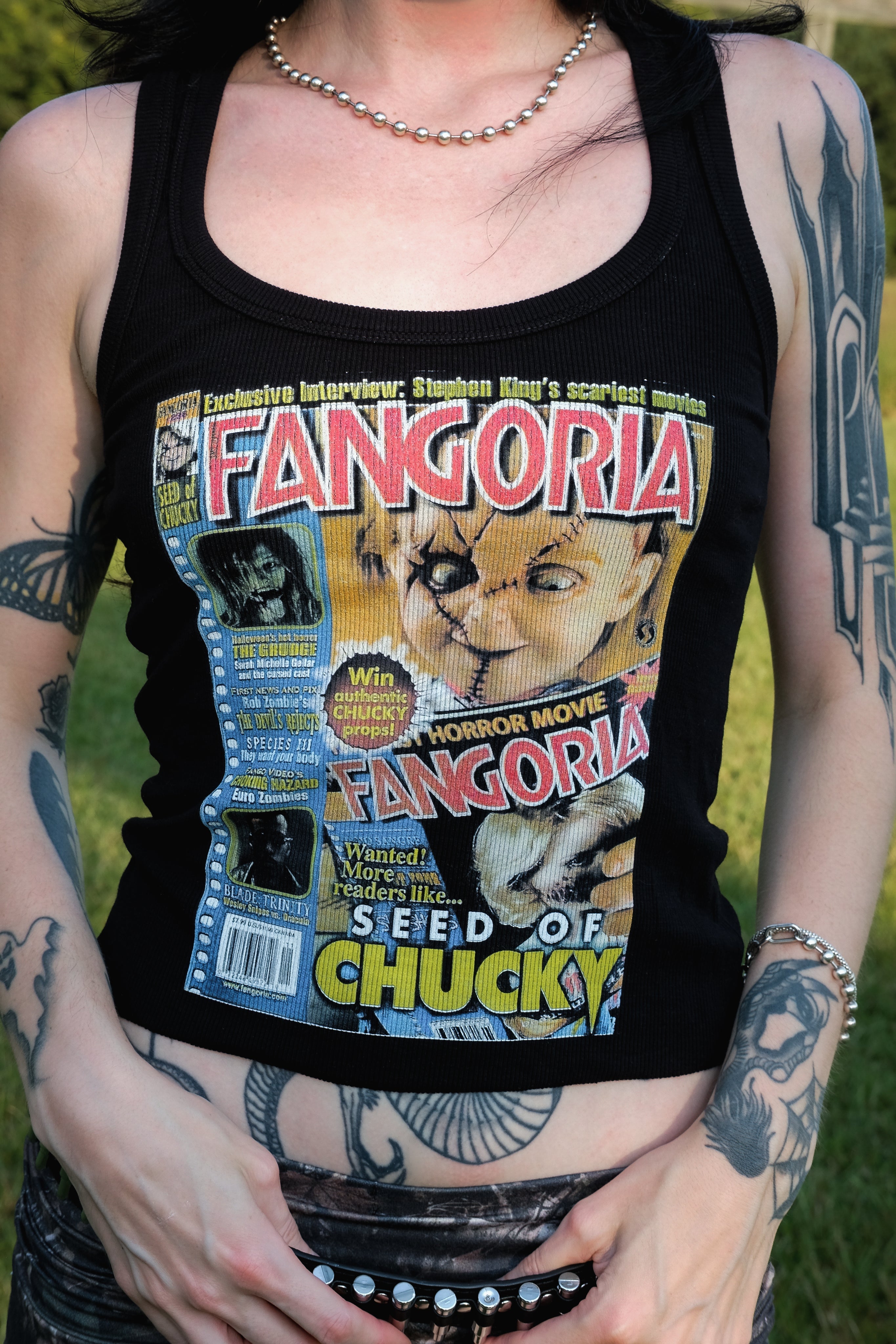 Vera's Eyecandy Chucky X Fangoria Ribbed Tank Top