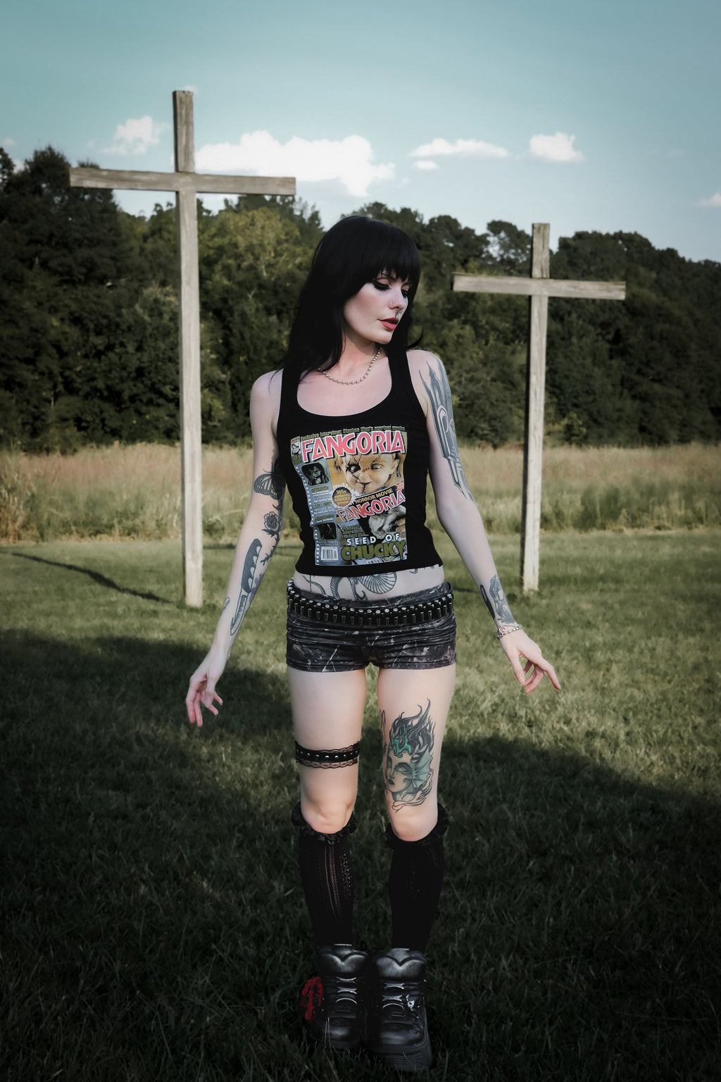 Vera's Eyecandy Chucky X Fangoria Ribbed Tank Top