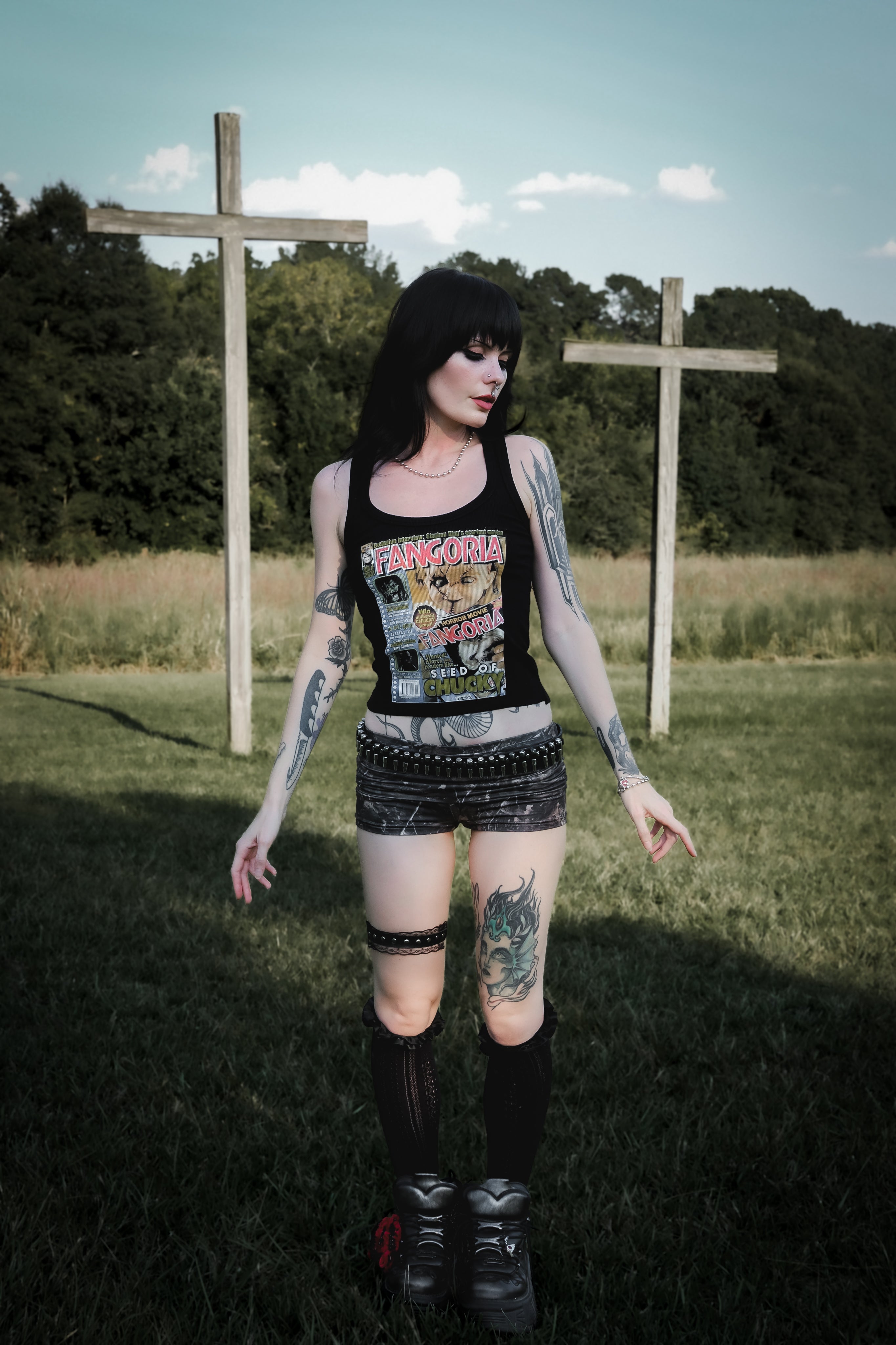 Vera's Eyecandy Chucky X Fangoria Ribbed Tank Top