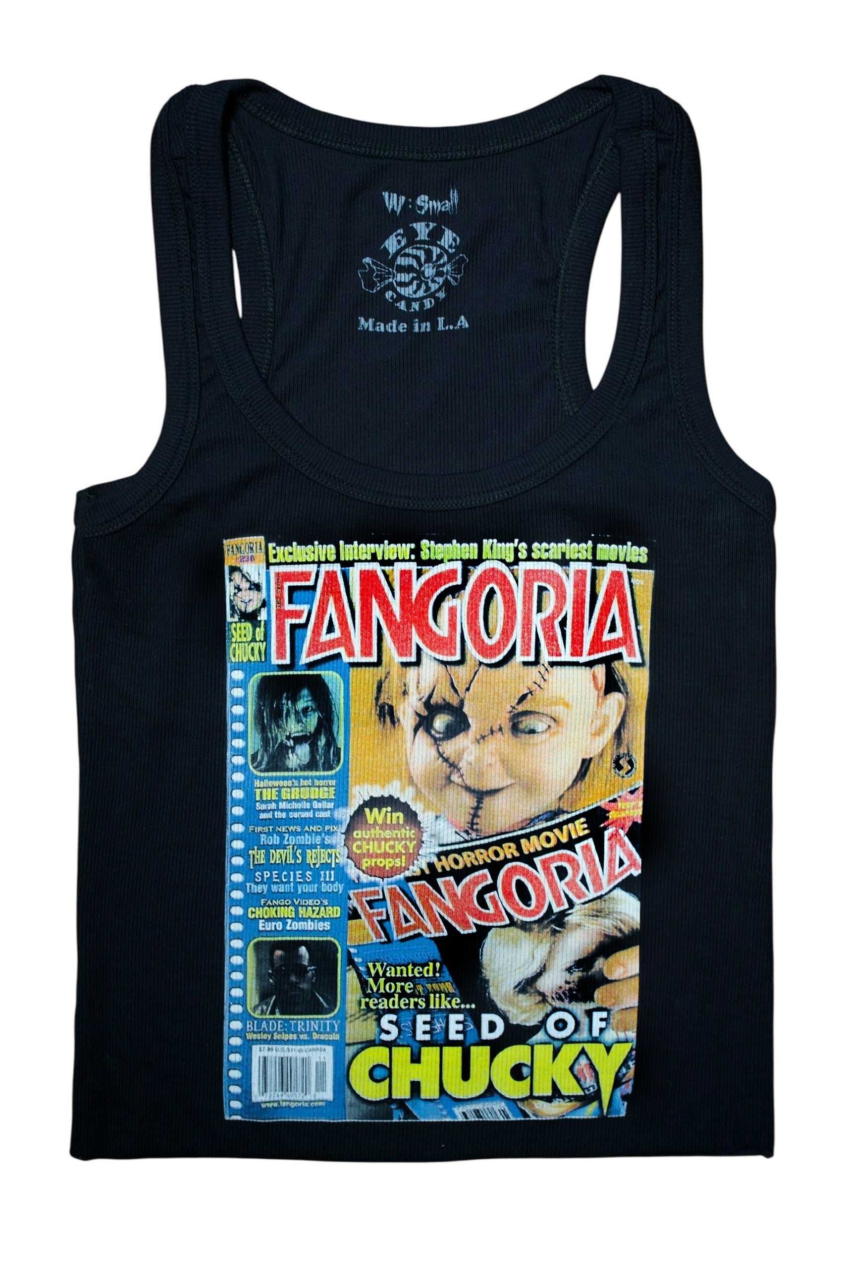 Vera's Eyecandy Chucky X Fangoria Ribbed Tank Top