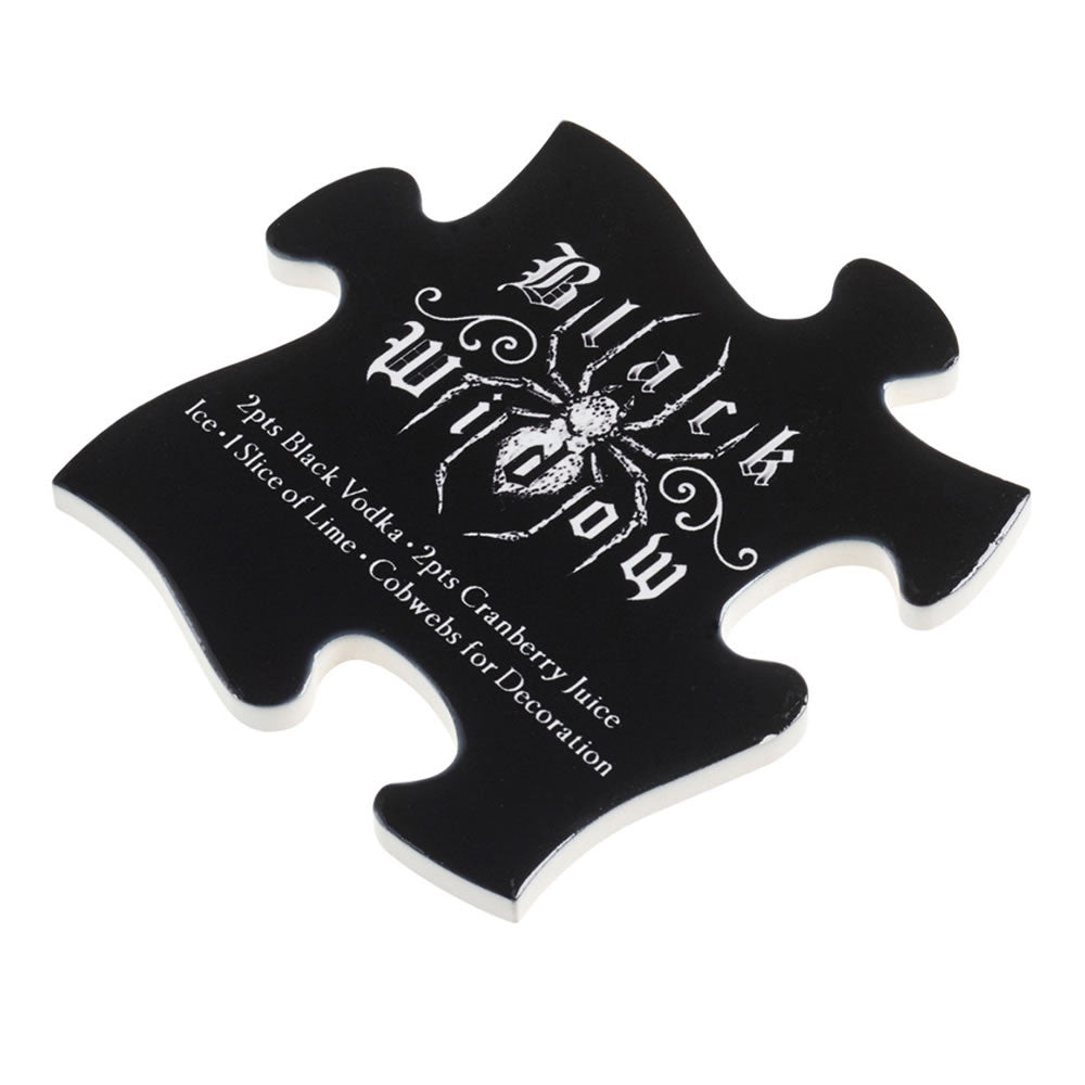 Spooky Cocktail Coaster Set