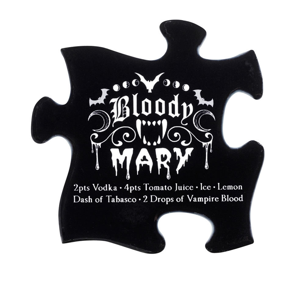 Spooky Cocktail Coaster Set