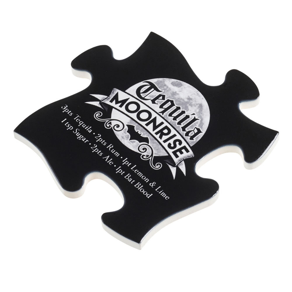 Spooky Cocktail Coaster Set