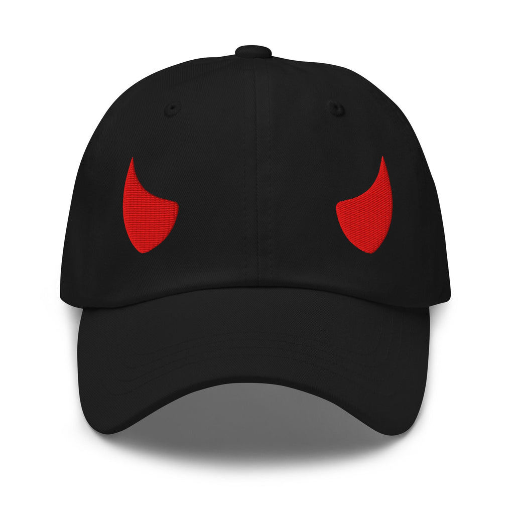 Murder Apparel Satan Devil Horns Black Dad Hat