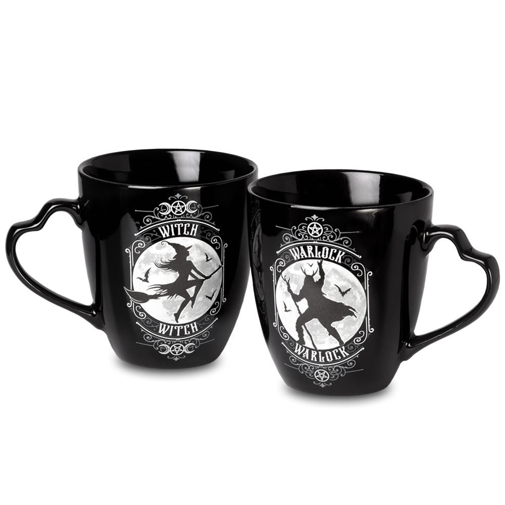 Alchemy Gothic Witch + Warlock Couples Mug Set CM1