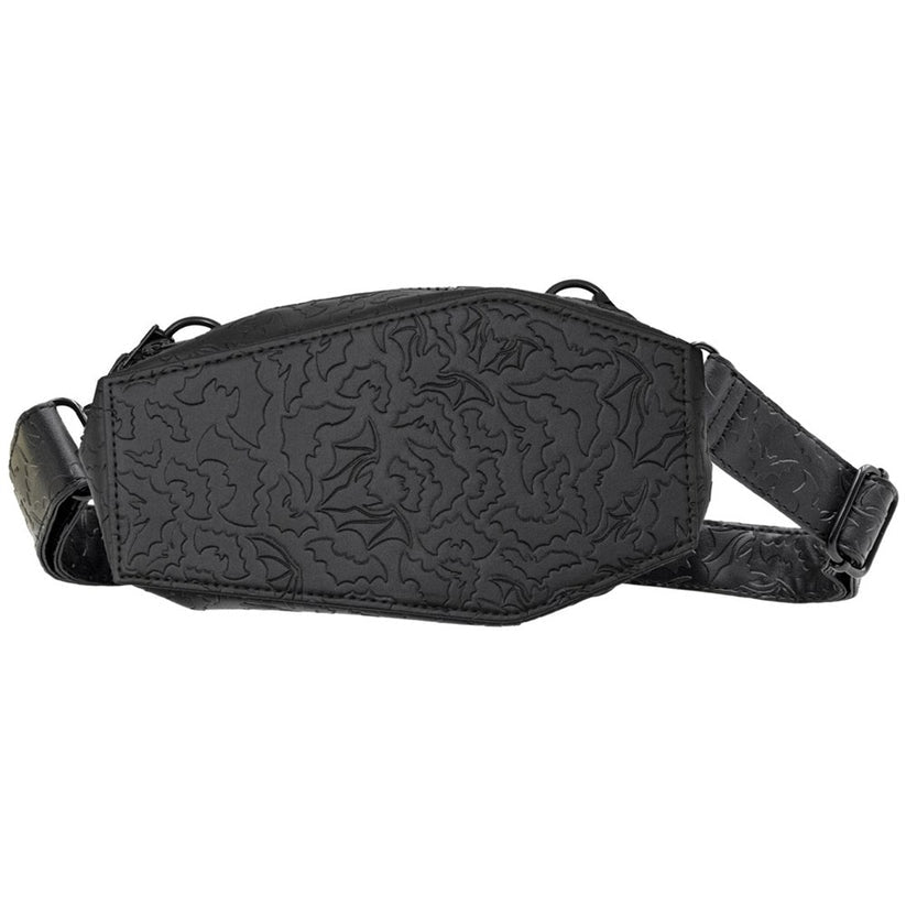 Kreepsville 666 Coffin Hip Pouch Embossed Bats