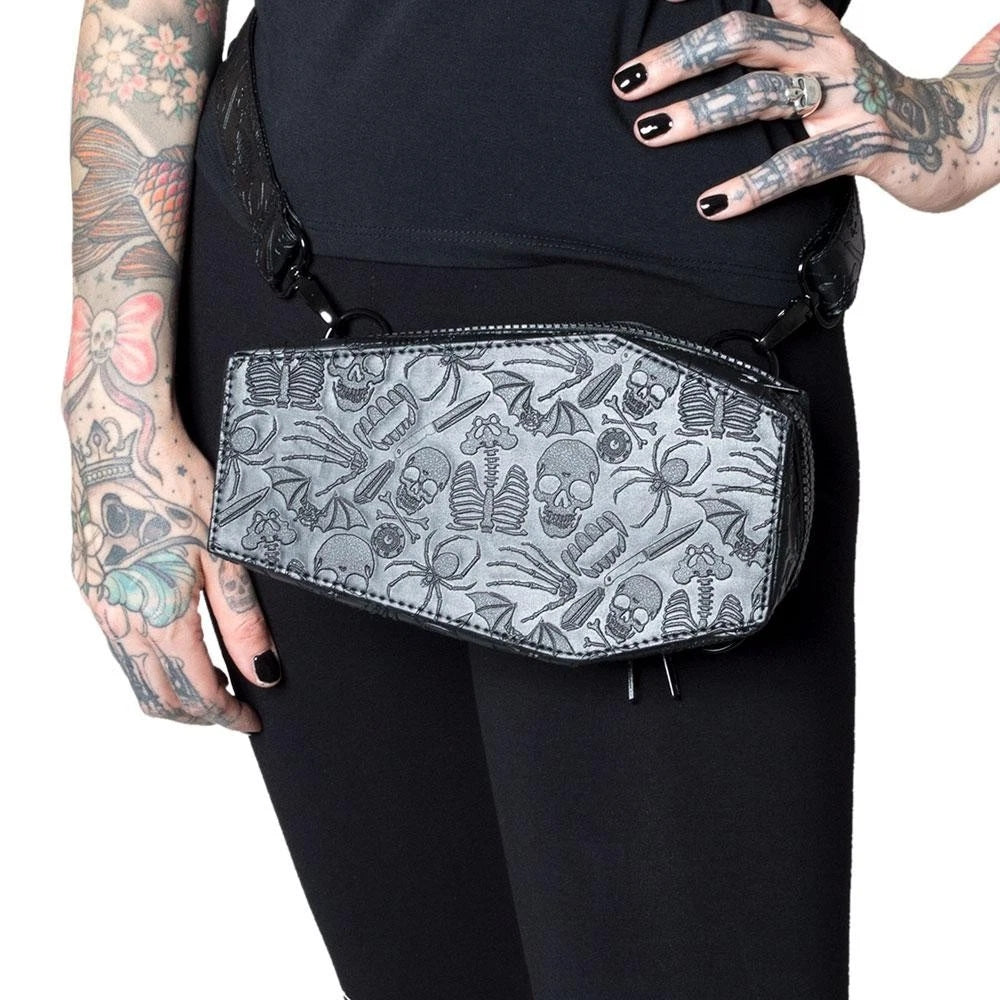 Kreepsville Coffin Hip Pouch Halloween Icons