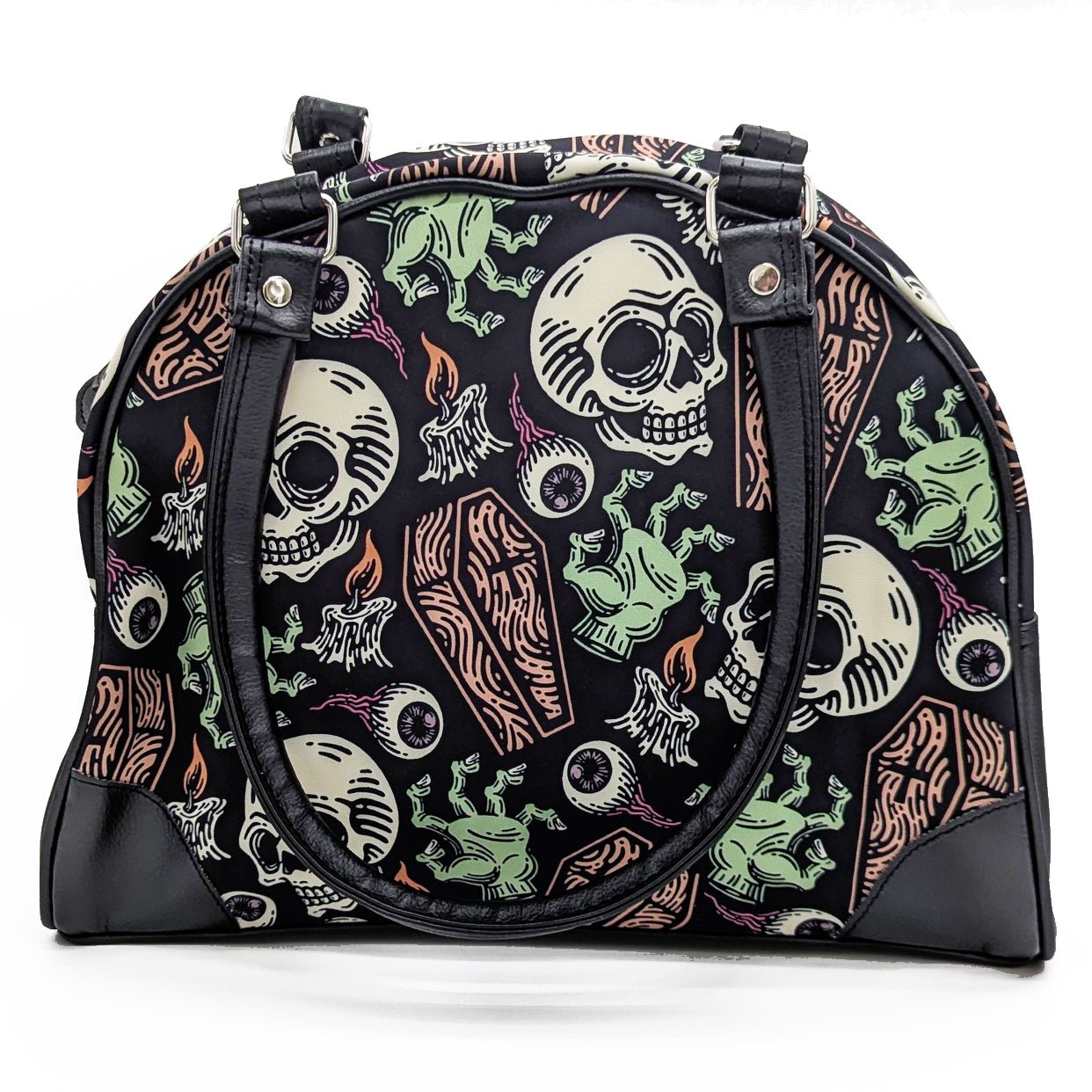 Original Underground Coffins and Skulls Purse