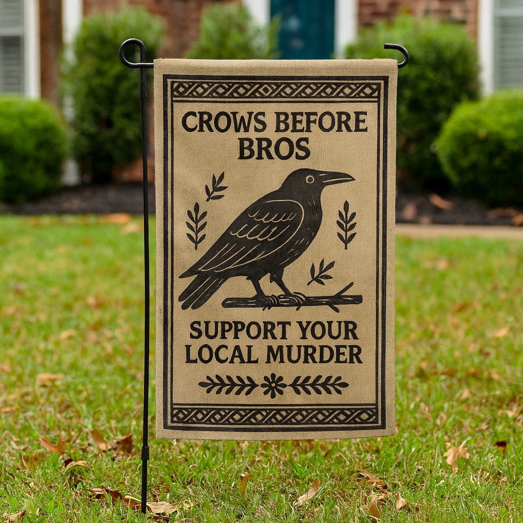 Original Underground Crows Before Bros Garden Flag