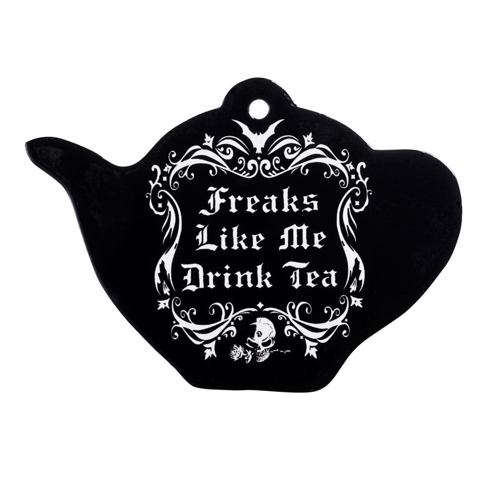 Freaks Like Me Drink Tea Trivet