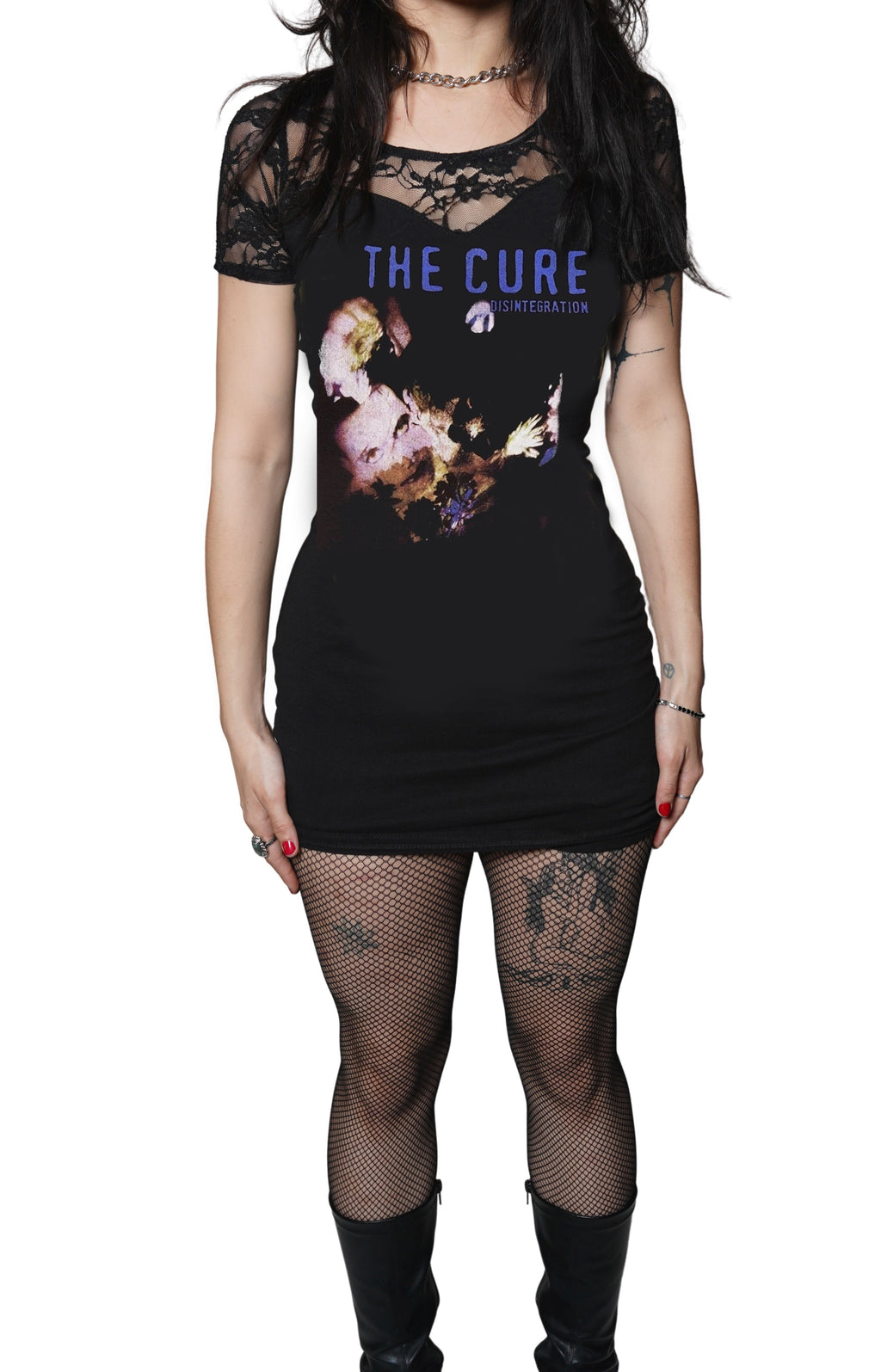 Vera's Eyecandy The Cure Lace Goth Dress