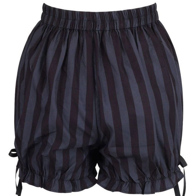 Dark Gray/Black Striped Bloomers