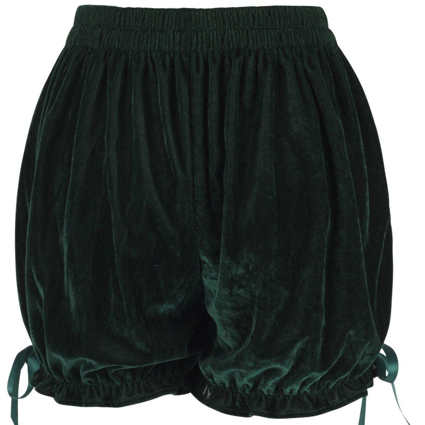 Dark Green Velvet Bloomers - Daisy Corsets