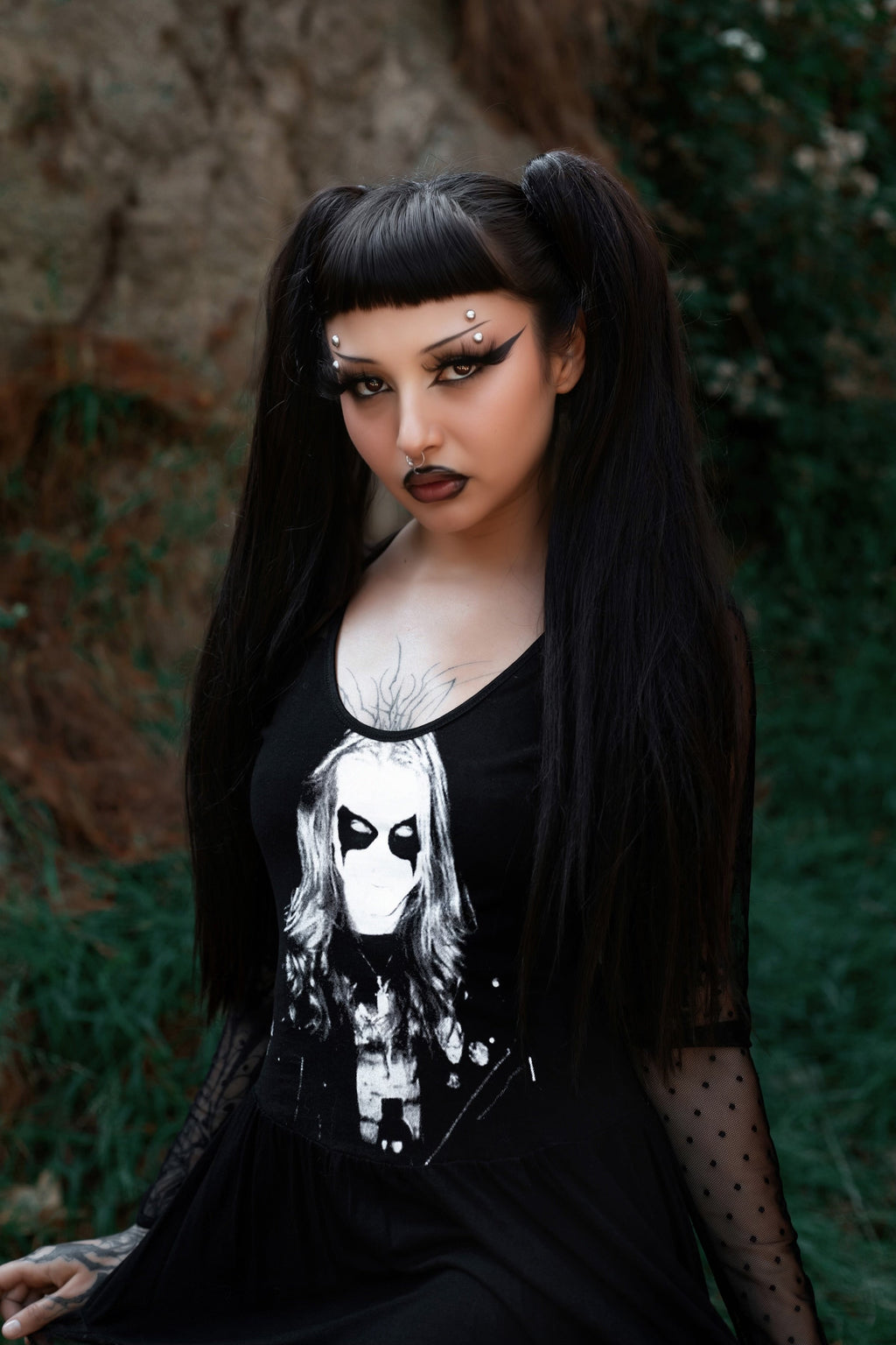 Vera's Eyecandy Dead Ballerina Metal Band Dress