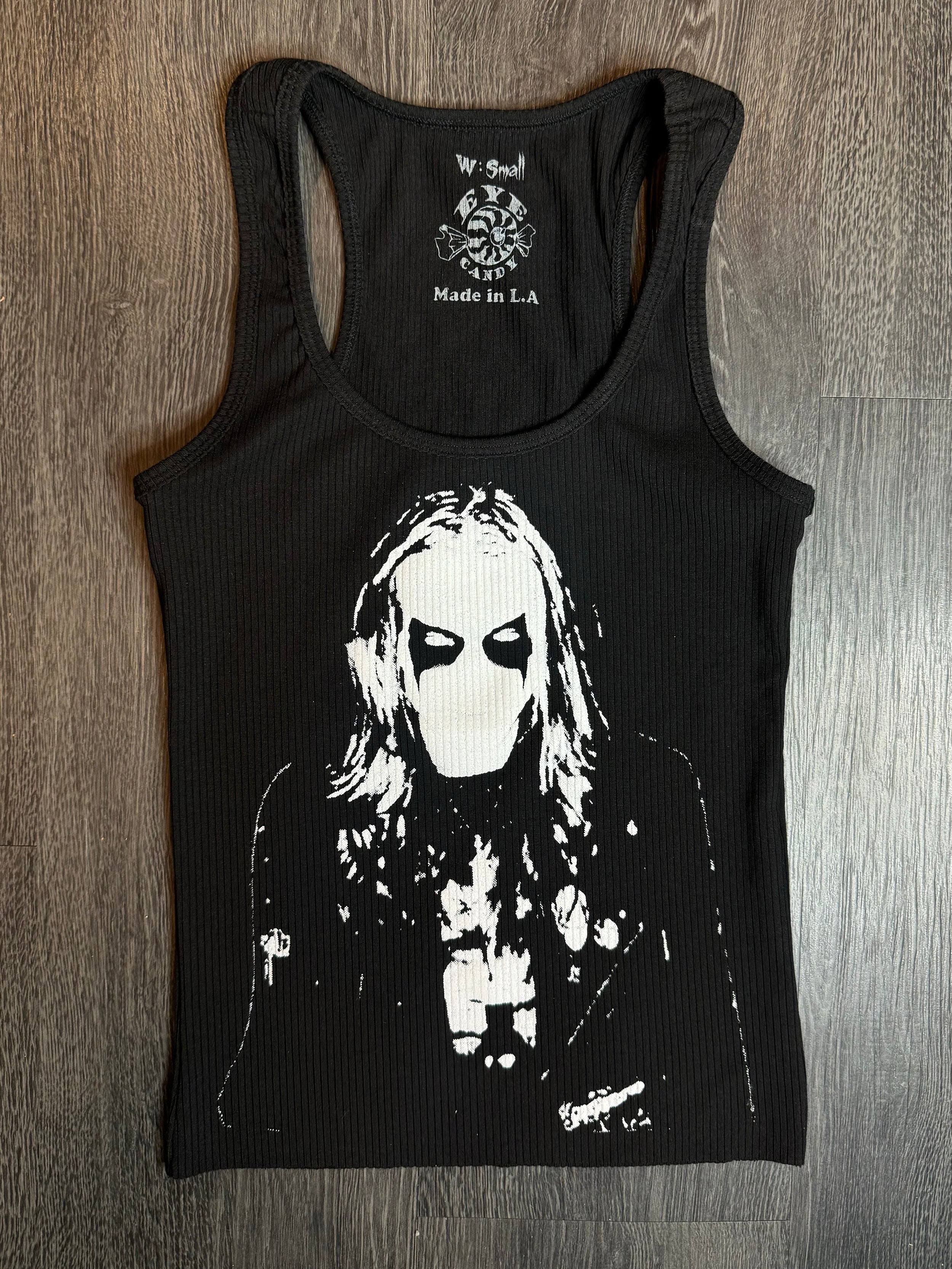 Vera's Eyecandy Dead-Mayhem Ribbed Tank Top